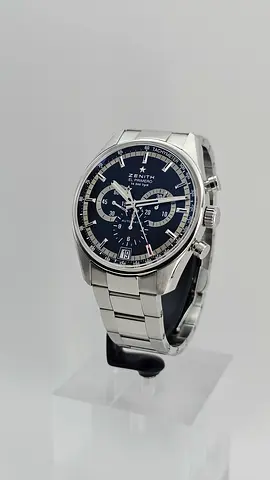Zenith El Primero 36,000 VpH 42mm Black Dial Steel Chronograph 03.2040.400 – Full Set