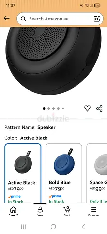 boAt Portable Bluetooth Shower Speaker - Active Black (Used, Good Condition)
