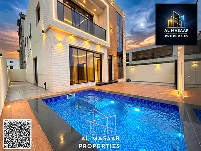 من المالك مباشرة فيلا بمسبح 4 غرف ماستر للبيع بعجمان | شامل رسوم التسجيل والتمليك | موقع مميز | سعر قابل للتفاوض | تملك حر