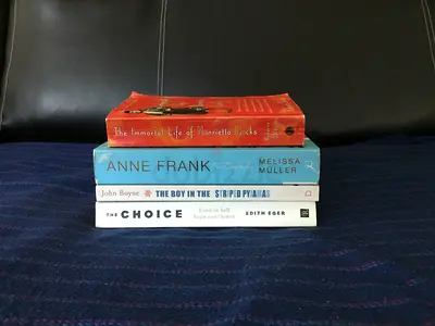 4 HISTORICAL BIOGRAPHY BOOKS