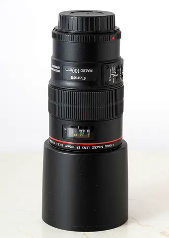 Canon EF 100mm f/2.8L Macro IS USM Lens - Good Condition