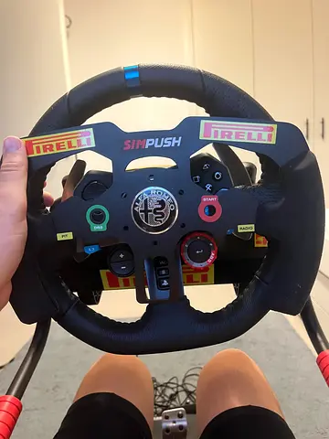 Logitech g29 wheel with foldable racing cockpit and f1 mod and stickers please message