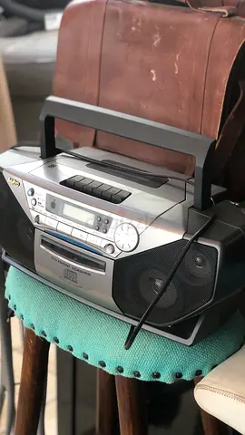 Vintage Sony  CD player, AM/FM Stereo Radio Cassette Recorder,