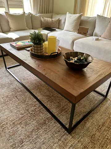 Coffee table with 2 side tables