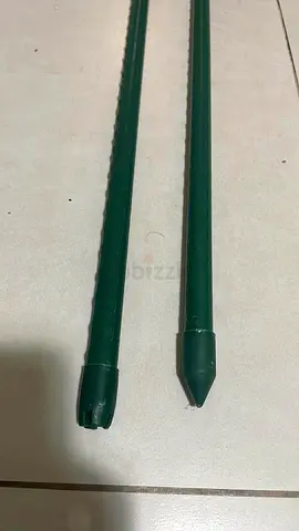 Green Garden Stakes / Plant Support Rods (Pair)