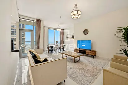 Fully Furnished | Canal and Burj View | Corner Apt