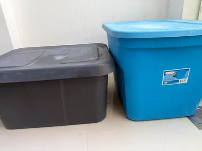 Used Storage boxes, buy one get one free