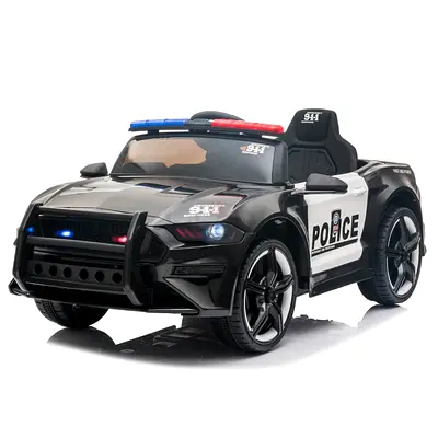Kids Electric Ride-on Police Squad Cop 12V Cars for Kids