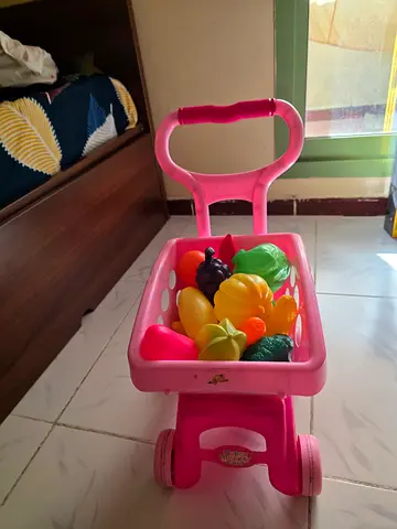 A big premium quality veg snd fruit basket trolly toy