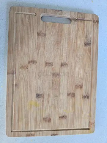 Used Bamboo kitchen Cutting Board