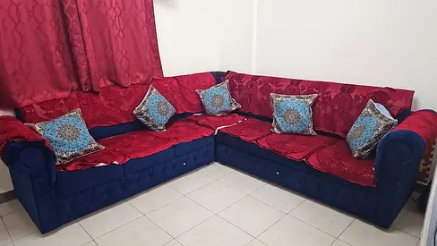7 seater L shape sofa