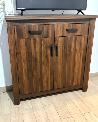 Storage Cabinet - dark walnut