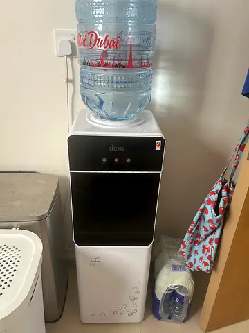 Ikon Hot, Cold  Warm Water Dispenser - Bottom Loading (Black/White) - AED 200