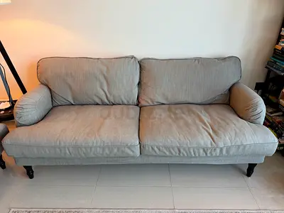 4 Seater Sofa - Neutral Grey Cream