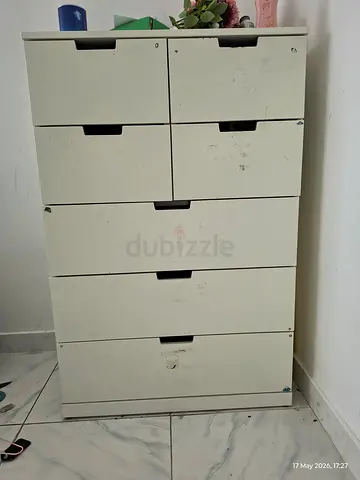 White 7-Drawer Storage Cabinet / Shoe Organizer