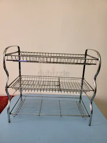 Stainless Steel Kitchen Dish Rack - 3-Tier Draining Organizer