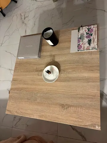Light Oak Square Side/Coffee Table - Good Condition