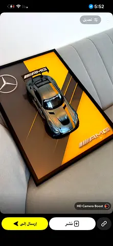 AMG Mercedes GT model display plaque - wall art collectible