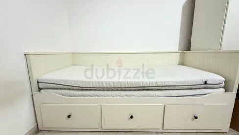 Ikea Hemnes Day-bed with Mattresses