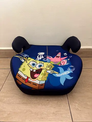 Car booster seat along with sign