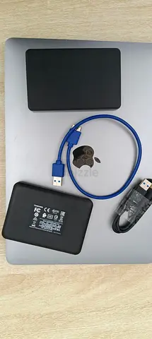 1.81 TB and 980GB Toshiba Portable External Hard Drives (USB) with Cables - Good Working Condition