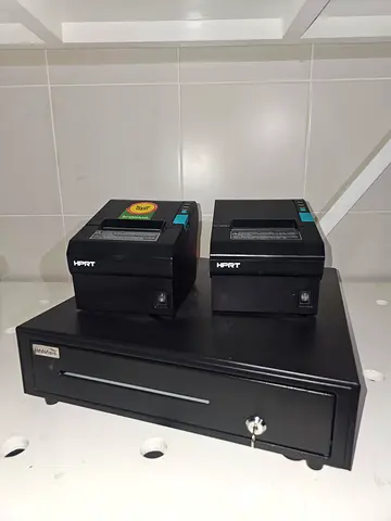 Pair of HPRT Receipt Printers with Cash Drawer