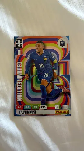 Panini World Cup 2022 Kylian Mbappé Limited Edition Trading Card