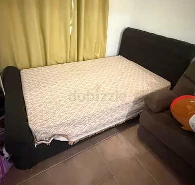 Danube Home Upholstered Bed (mattress included)– Very Good Condition