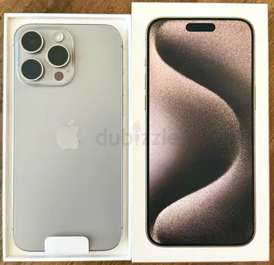 Apple iPhone 15 Pro Max Natural Titanium (Boxed) - Excellent Condition