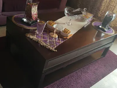 Solid Wood TV Table, Middle a 2 side tables - for SALE