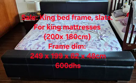 King size bed frame
