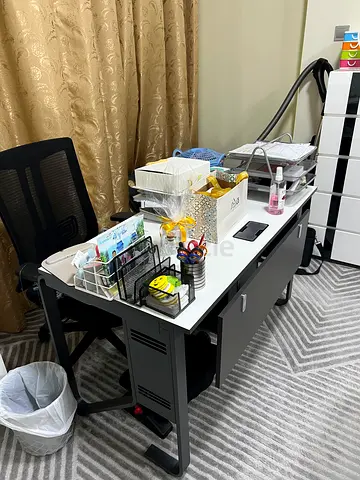 Desk with chair