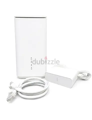 White 4G LTE Home Router/Modem with internet payment included until 12/24 2026
