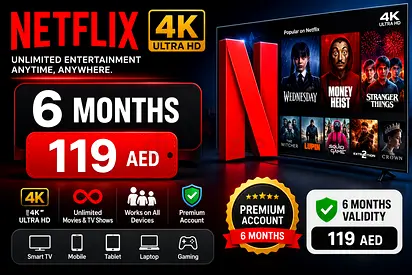 Netflix Premium 4K 6 Months
