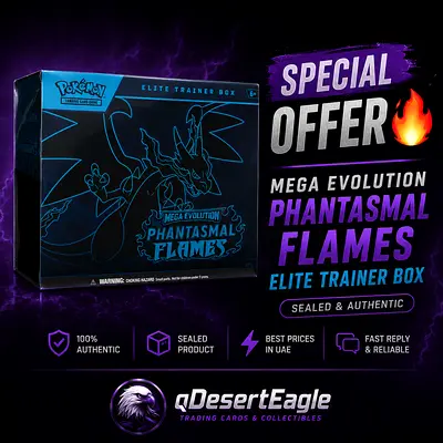 Pokémon TCG Elite Trainer Box - Mega Evolution Phantasmal Flames (Sealed)