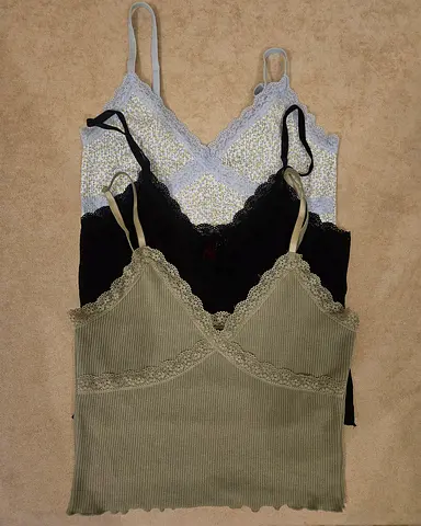 Lace Tops, M size, 3 pieces,