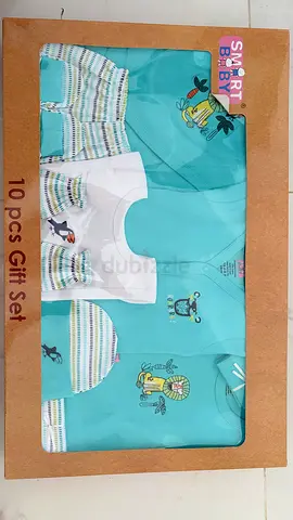 Unisex 10-piece Newborn Baby Gift Set - Turquoise