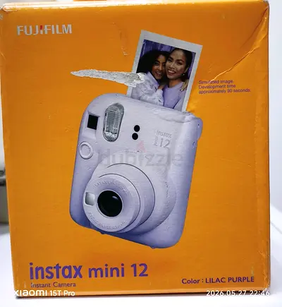 Fujifilm Instax Mini 12 Instant Camera (Lilac Purple) - Boxed