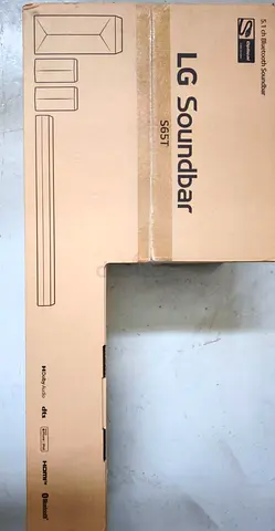 LG Soundbar (Model S65T) in original box