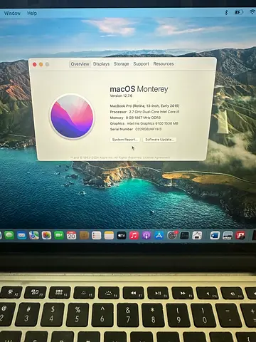 MacBook Pro 13-inch (macOS Monterey) - Good Working Condition