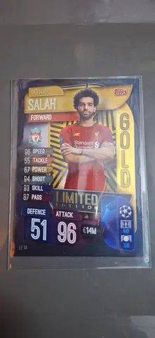 Limited Edition Mohamed Salah Trading Card (sealed)