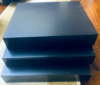 IKEA 3 black shelves