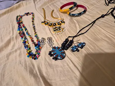 Womens bangles and earrings
