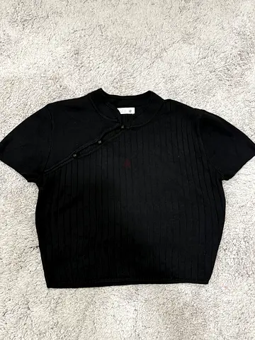 Chinese style crop classy top M
