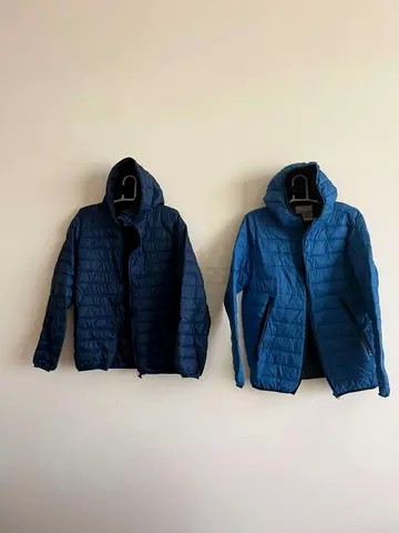 2 pcs Winter jackets - Unisex                      Blue  Dark Blue color (pic)