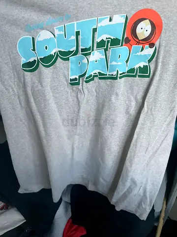 South Park Graphic T‑Shirt (Grey, Casual Size-M)