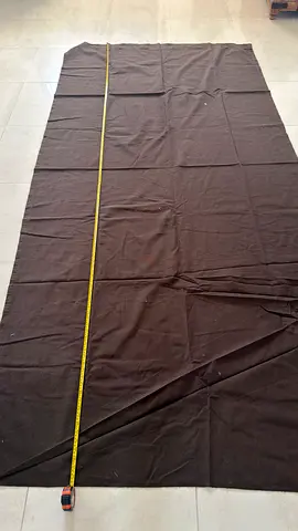 3 x chocolate Brown Curtains