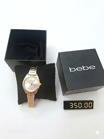 bebe Two-Tone Womens Watch with Box - Excellent Condition