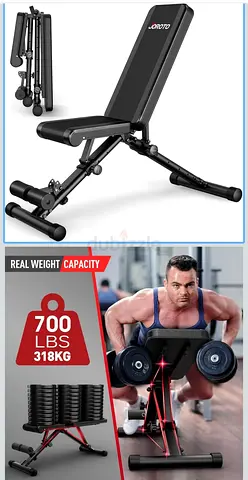 Joroto Adjustable Weight Bench