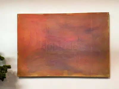 Abstract Horizontal Canvas Painting